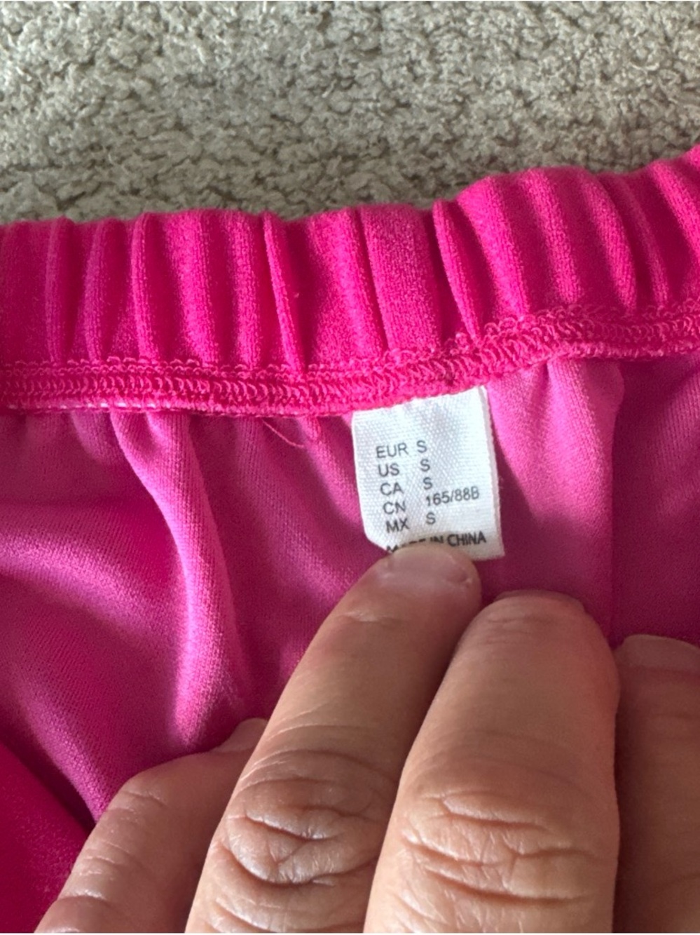 SHEIN Bright Hot Pink Skort Shorts - Picture 4 of 4